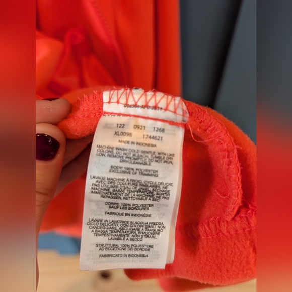 Columbia Vibrant Orange Full-Zip Fleece - Picture 7 of 8